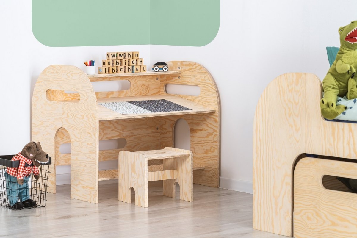 Bureau enfant avec assise montessori JUMBO