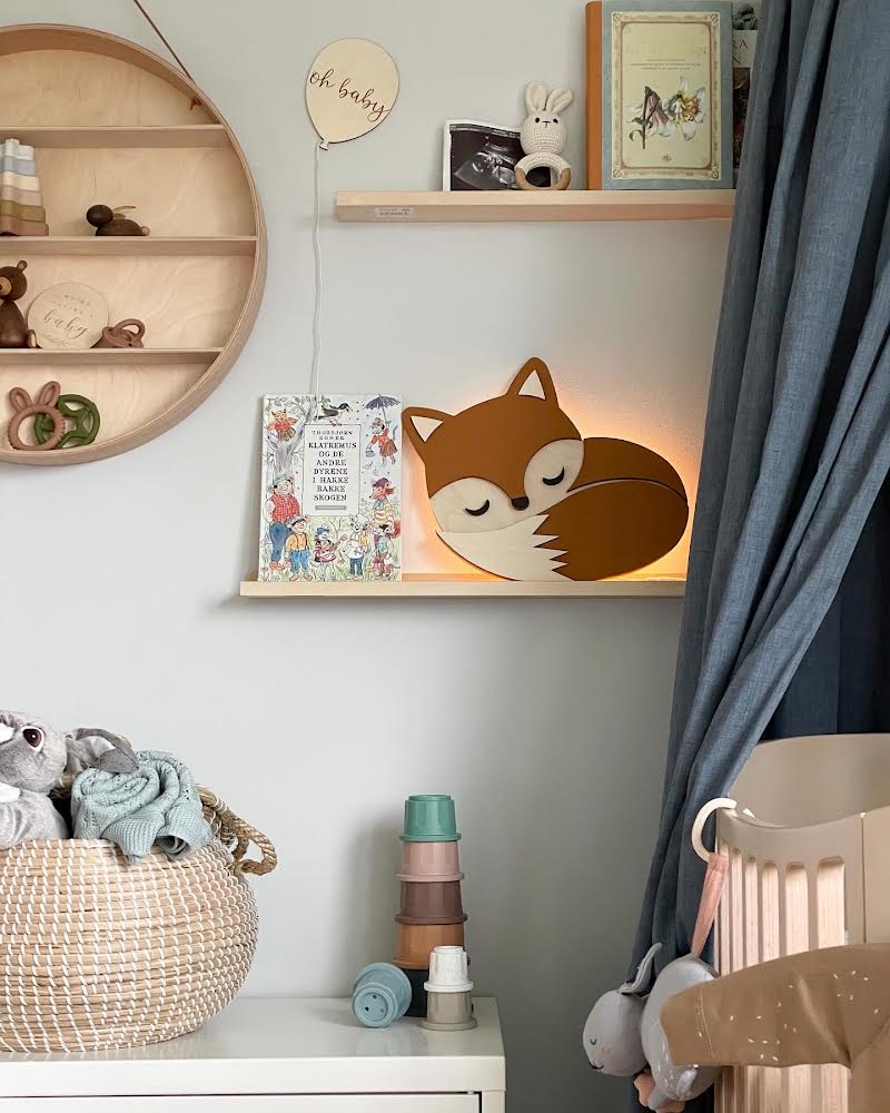 Applique murale veilleuse Renard